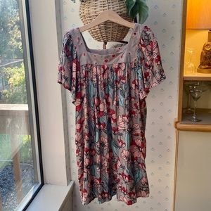 Girls Floral Dress - Size Large